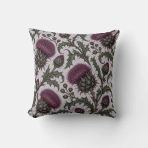 Chardon Violet Gothique – Floral Botanique Sombre 