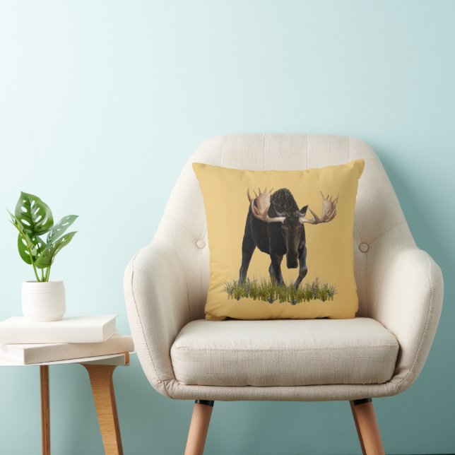 Coussin Charging Bull Moose (Chaise)