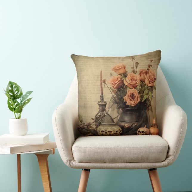 Coussin Chariot Halloween vintage (4) (Chaise)