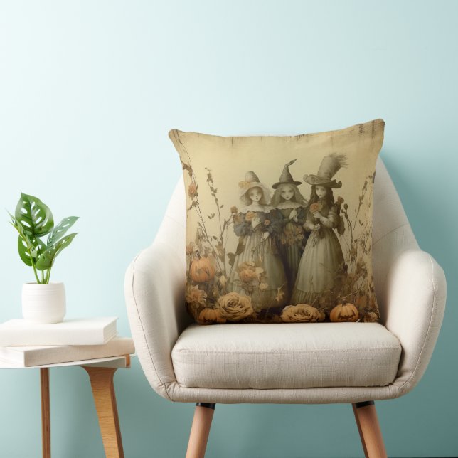 Coussin Chariot Halloween vintage (5) (Chaise)