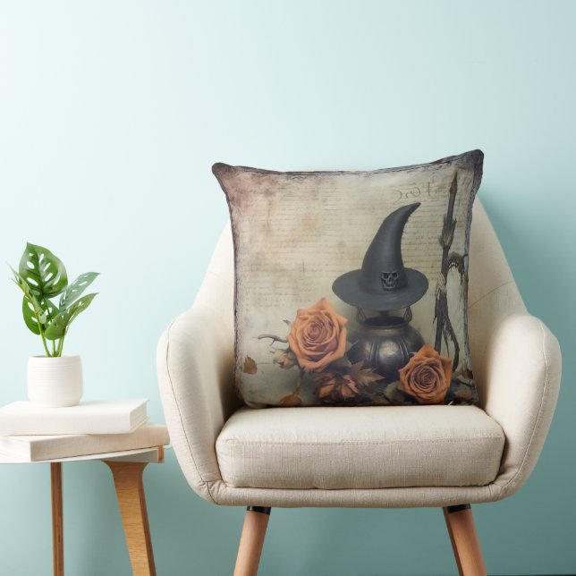 Coussin Chariot Halloween vintage (8) (Chaise)