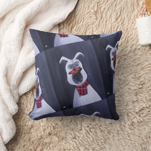 Coussin Charlie et la peinture du monarque par Alfred Fox (Couverture)