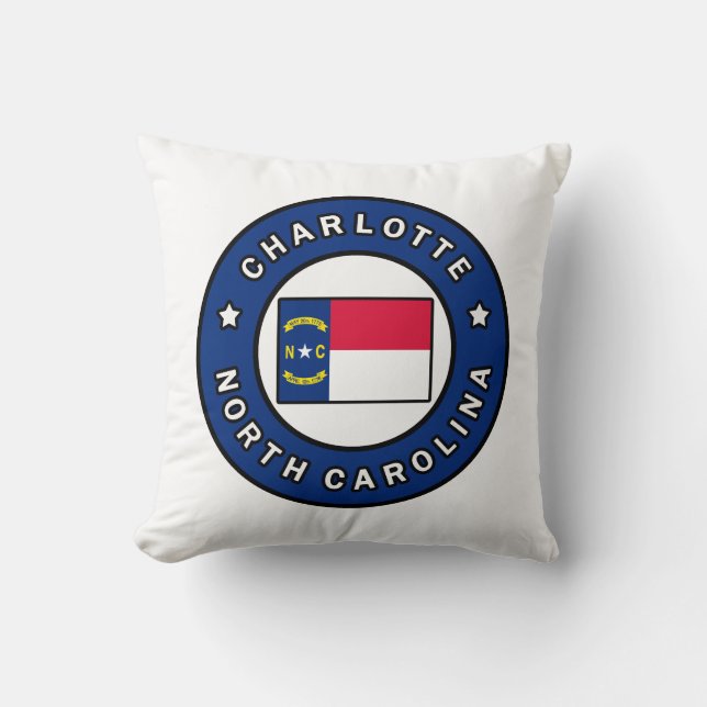 Coussin Charlotte Caroline du Nord (Recto)