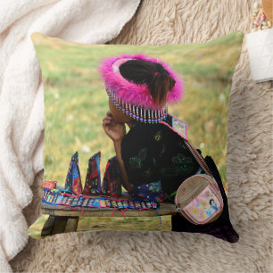 Coussin Charm and Tradition: Souvenir Merchant