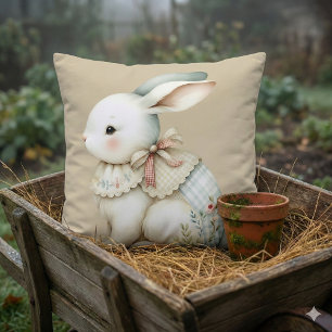 Coussin Charme de Lapin Cottagecore