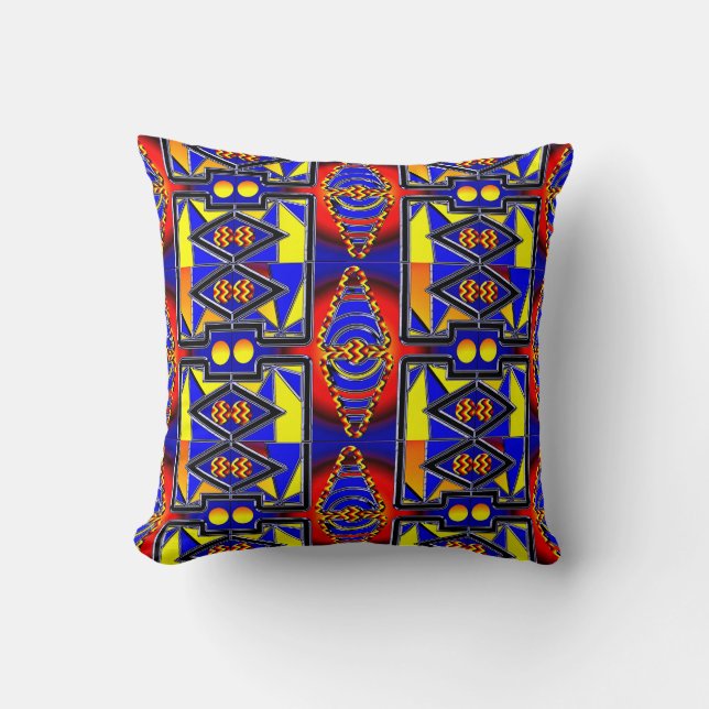 Coussin Charme géométrique moderne : (Recto)