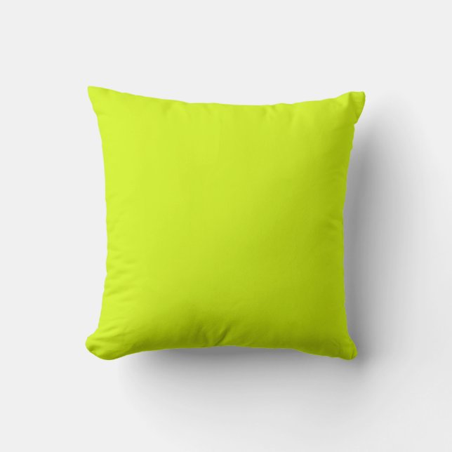 Coussin  Chartreuse Jaune (couleur unie)  (Recto)