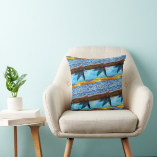 Coussin Chasing the Sunset Peinture par Alfred Fox