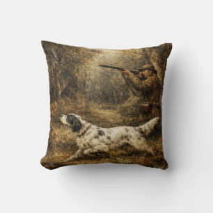 Coussin Chasse à la bécasse