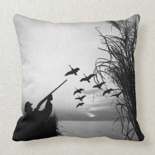 Coussin Chasse de canard d'homme