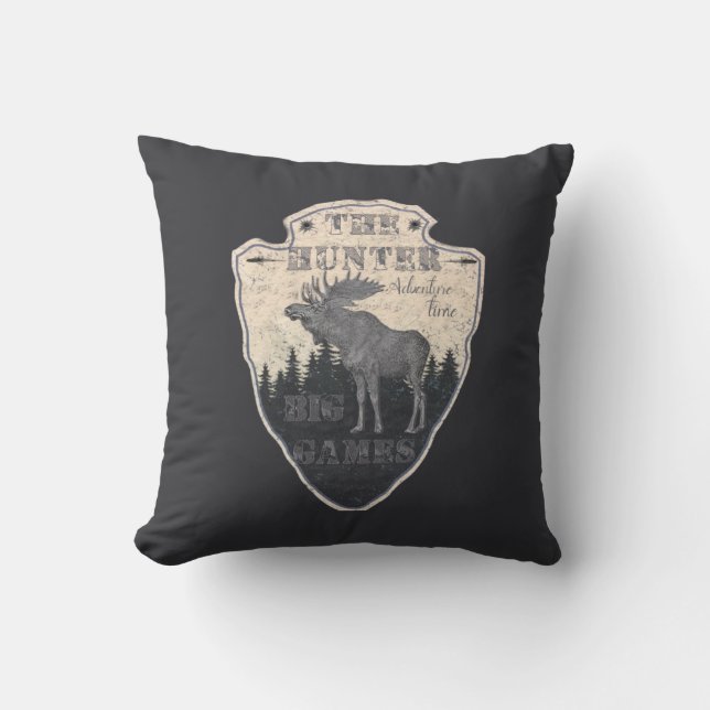 Coussin Chasseur, Gros Jeux, Temps d'aventure Café Mug Thr (Recto)