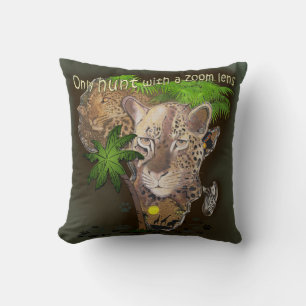 Coussin Chassez uniquement avec un objectif zoom
