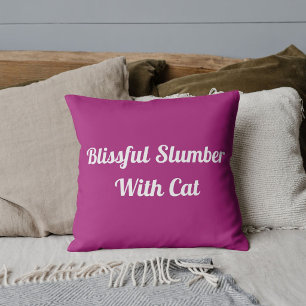 Coussin Chat Animal De Compagnie Citation Drôle Personnali