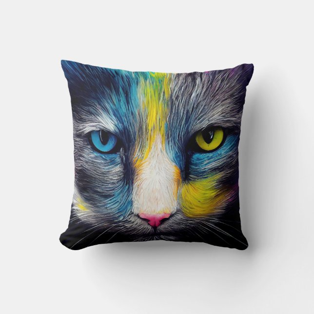Coussin Chat Animal Discovery Aventure Nature Planet (Recto)