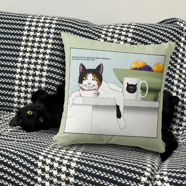 Coussin Chat calico Catitude Cuisine pour chats (Créateur téléchargé)