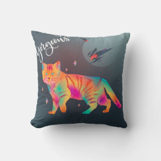 Coussin Chat coloré clipart