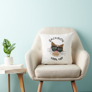 Coussin Chat Cool
