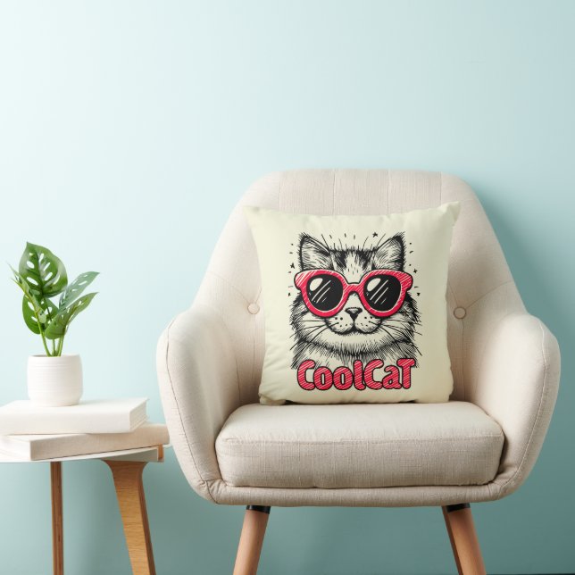 Coussin Chat Cool 1 (Chaise)