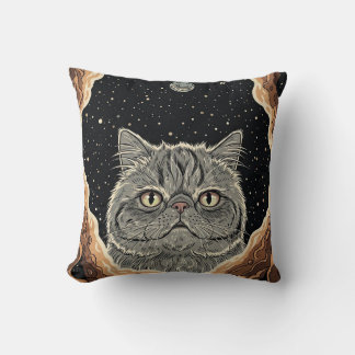 Coussin Chat Cosmique