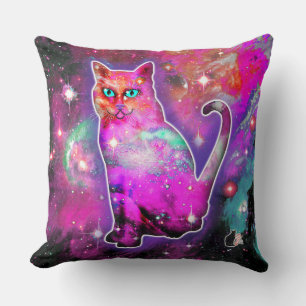 Coussin Chat Cosmique Iota