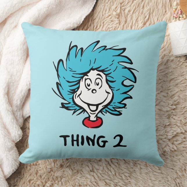 Coussin Chat dans le Chapeau | Chose Deux (Couverture)