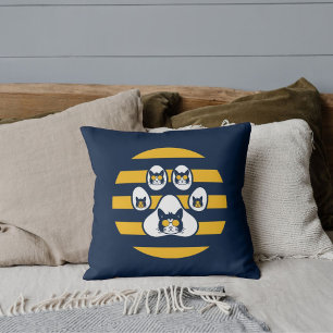 Coussin Chat Dans Les Lunettes De Soleil Sur Vintage Sunse