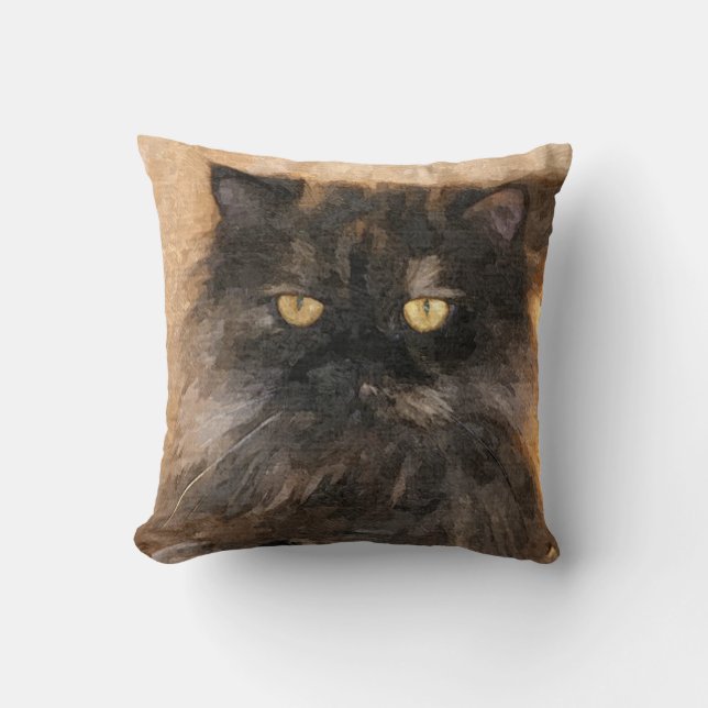 Coussin Chat de Calico Persian (Recto)