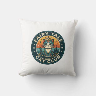 Coussin Chat de conte de fée Mignon Kitty Design - Chat de