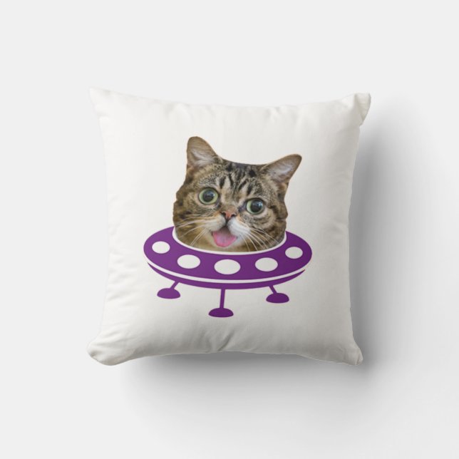 Coussin Chat de l'espace (Recto)