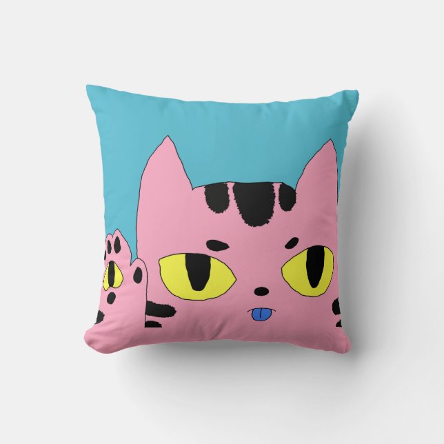 Coussin Chat de poche Alien (Recto)