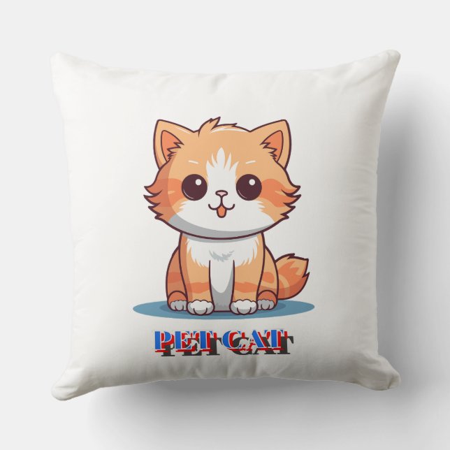 Coussin chat domestique (Verso)