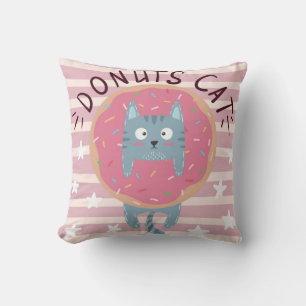 Coussin Chat Donuts