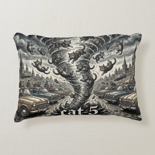 COUSSIN CHAT DRÔLE (Devant)