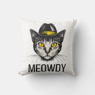Coussin Chat Drôle de Miaou