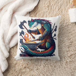 Coussin Chat Enchanted forge forge Armes à Dusk