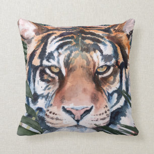 Coussin Chat Jungle - Tigre