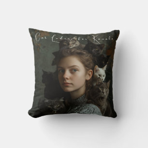 Coussin Chat Ladies for Kamala Thaillow