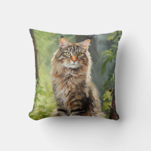 Coussin chat Maine Coon