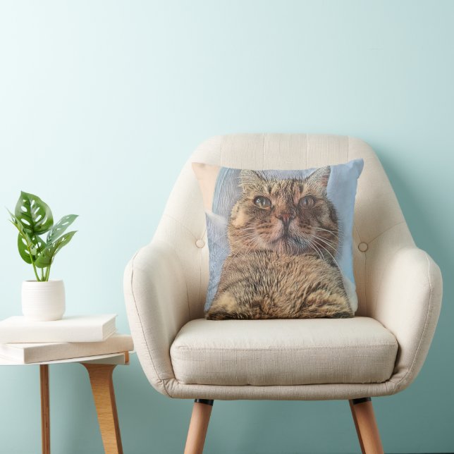 Coussin Chat Majestic de Tigre (Chaise)