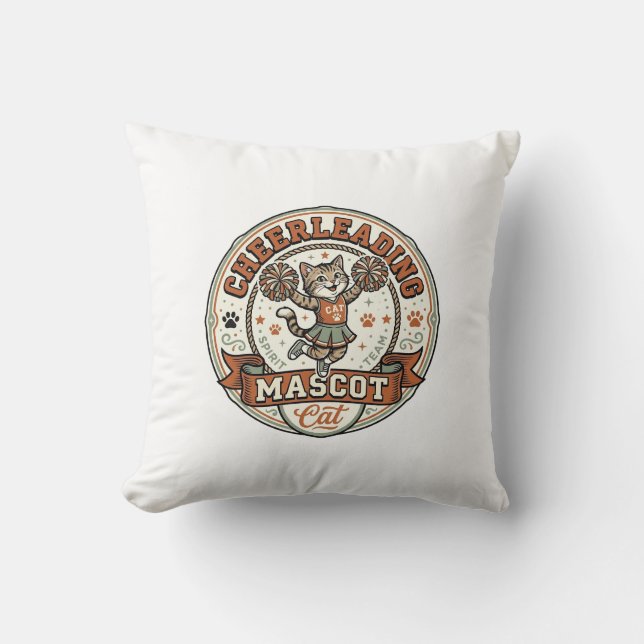 Coussin Chat Mené Mascotte Chat Mené Mascotte Vi (Recto)