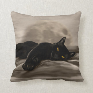 Coussin Chat noir au frais