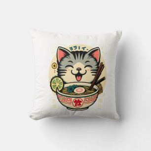 Coussin Chat Nouille Anime Japonais ga Kawaii Chat