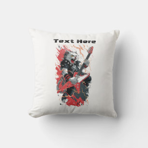 Coussin Chat Rockstar