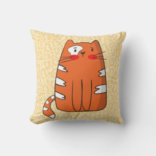 Coussin Chat roux