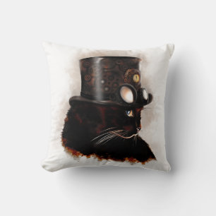 Coussin Chat steampunk