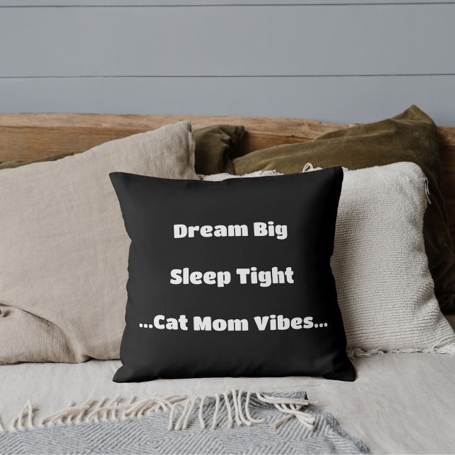 Coussin Chat tendance Maman drôle Citation mignonne Cool m (Créateur téléchargé)