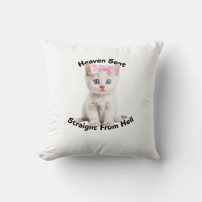 Coussin Chat Whimsical (Recto)