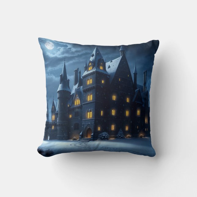 Coussin Château de la nuit froide Hollow (Recto)