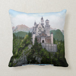Coussin Château de Neuschwanstein, Bavière, Allemagne