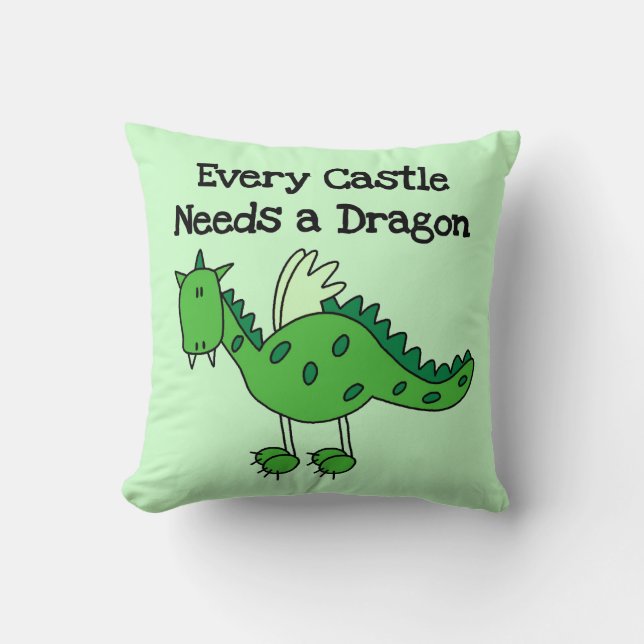 Coussin Château Dragon (Recto)